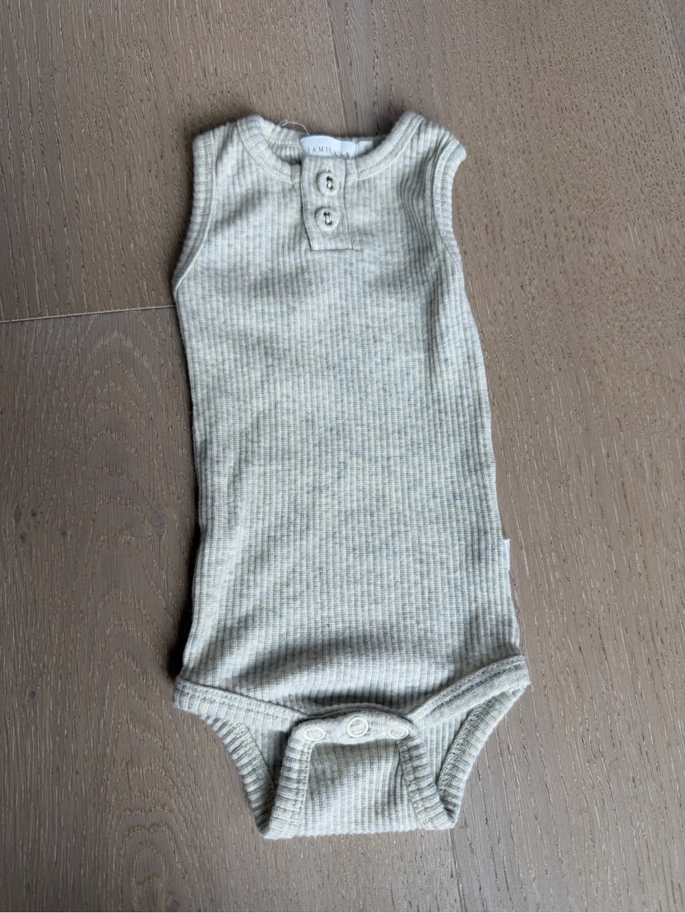 Jamie Kay Cream Ribbed Sleeveless One-Piece